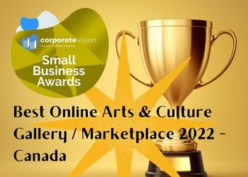 Aartzy wins Best Online Arts and Culture Gallery / Marketplace 2022 - Canada thumb