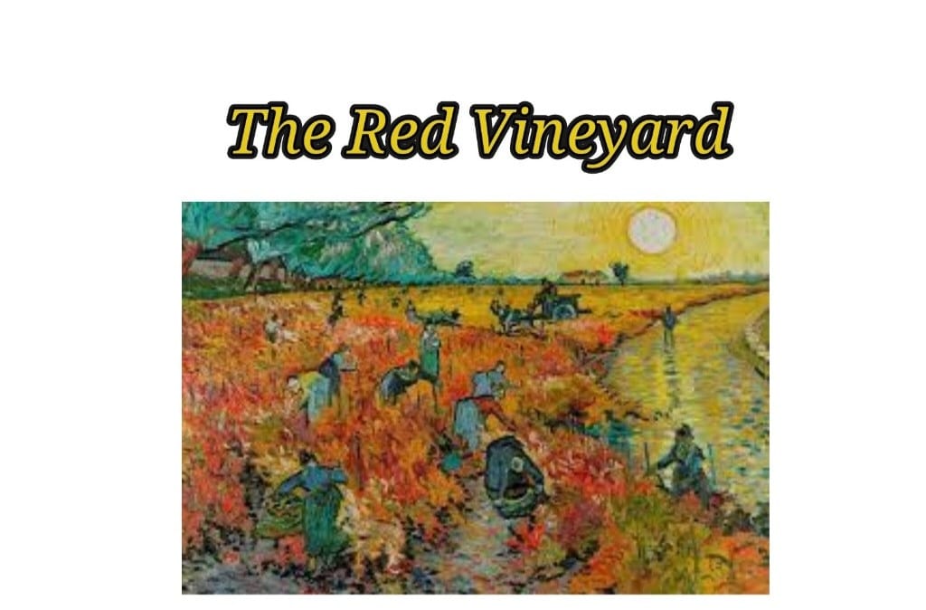 Painting of the Month - The Red Vineyard (1888 ) by Vincent van Gogh thumb