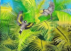 Palm Tree Birds II