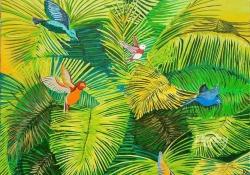 Palm Tree Birds IV