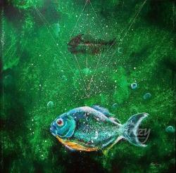 Fish in Binary Spheres