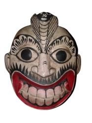 Amukku Sanniya Mask - Vibrant Demon Series thumb