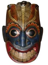 Jala Sanniya Mask - Vibrant Demon Series  thumb