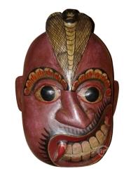 Kora Sanniya Mask - Vibrant Demon Series  thumb